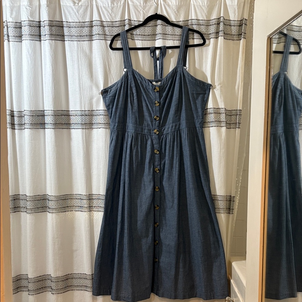 Time and Tru Charcoal Button-Down Shirt XXL